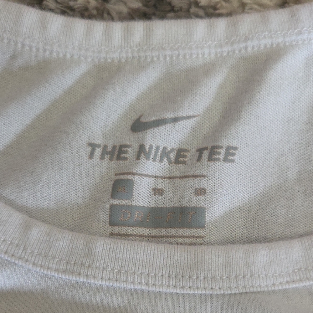 Nike White Tank Top with Red and Purple Stripes - Picture 3 of 7